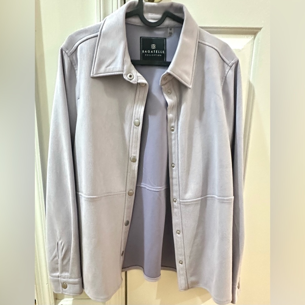 New Sag Harbor Size M Women's Light Purple Utility Jacket
